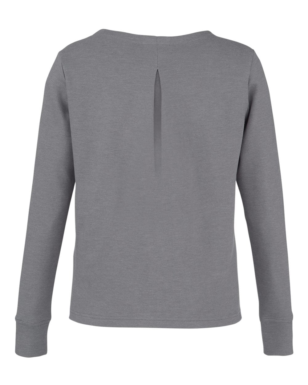 Front View of Graphite Melange Women's New Classics® Charleston Pullover - DG482W