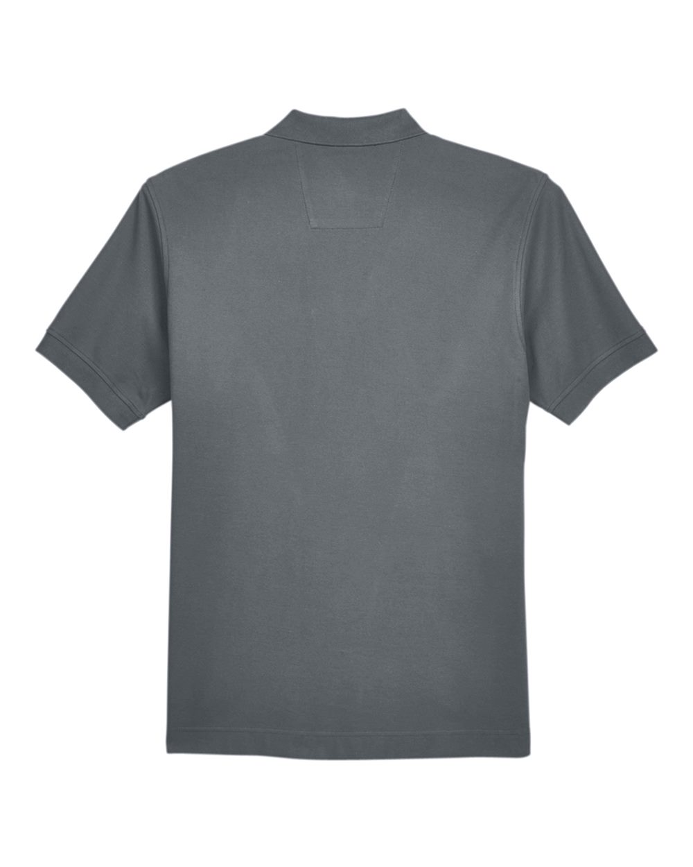 Rear View of Graphite Men&#39;s Pima Piqué Polo - D100