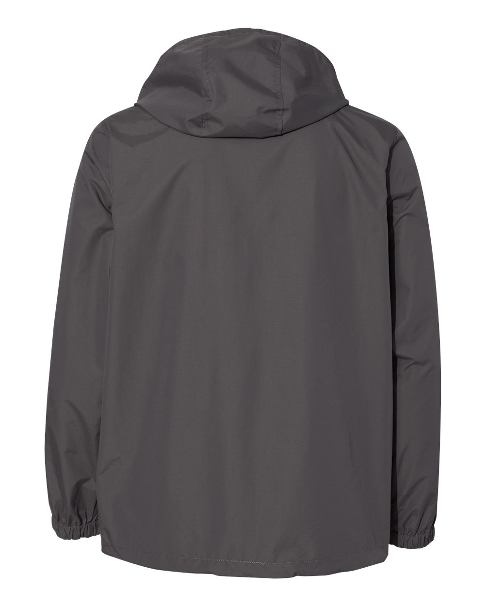 Front View of Graphite Nylon Anorak - EXP94NAW