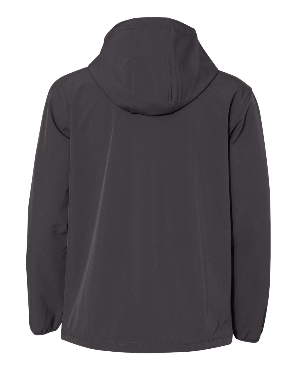 Front View of Graphite Poly-Tech Soft Shell Jacket - EXP35SSZ