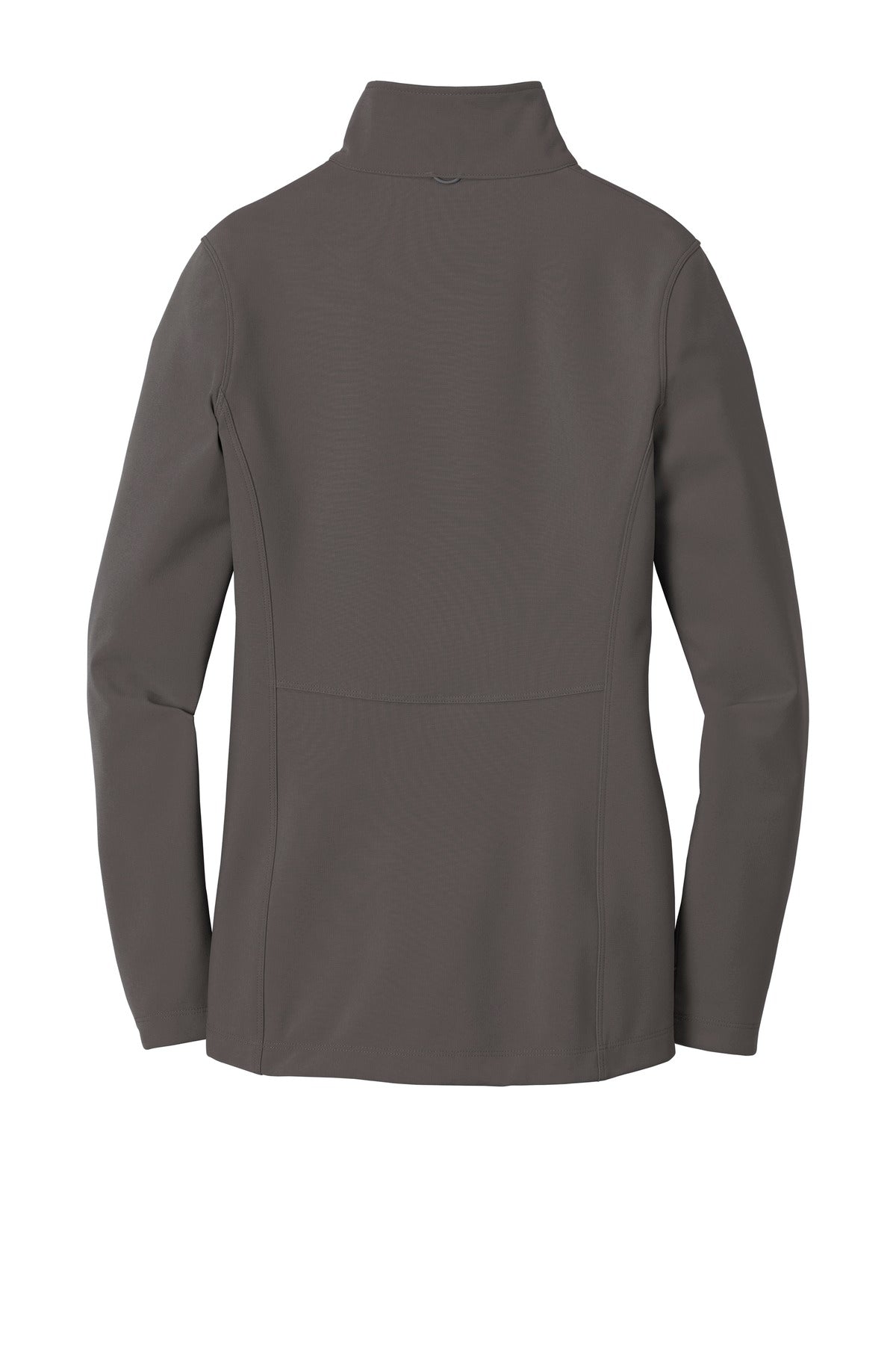 Front View of Graphite Port Authority Women's Collective Soft Shell Jacket. L901