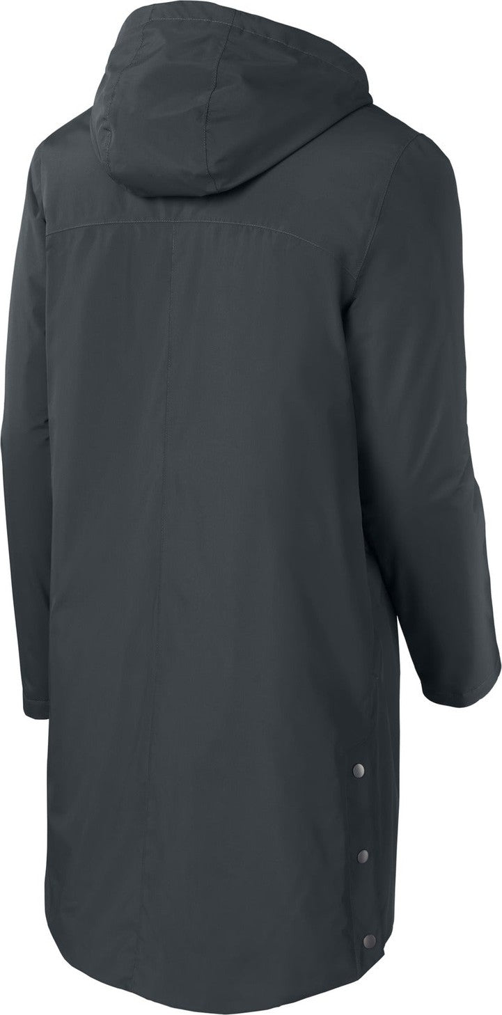 Front View of Graphite Sport-Tek Waterproof Insulated Sideline Parka JST55