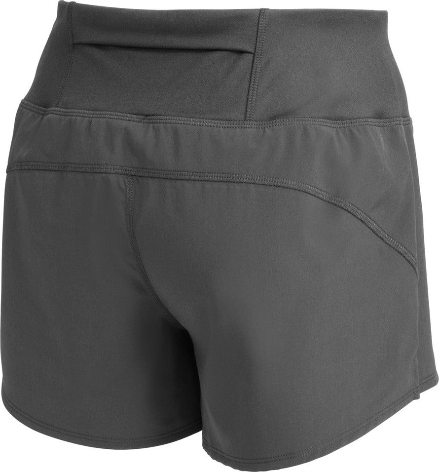 Front View of Graphite Sport-Tek Women's Repeat Short LST485