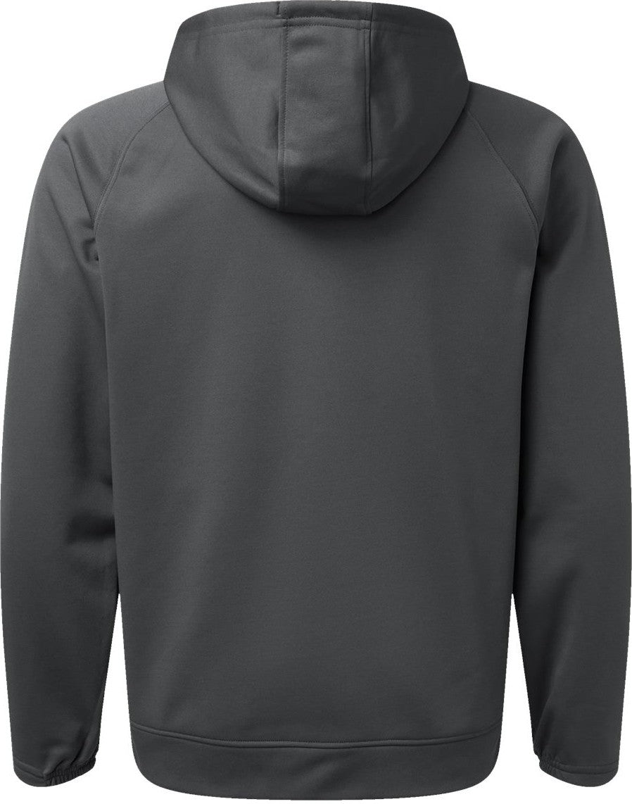 Front View of Graphite Vail Performance Fleece Hooded Sweatshirt - 305