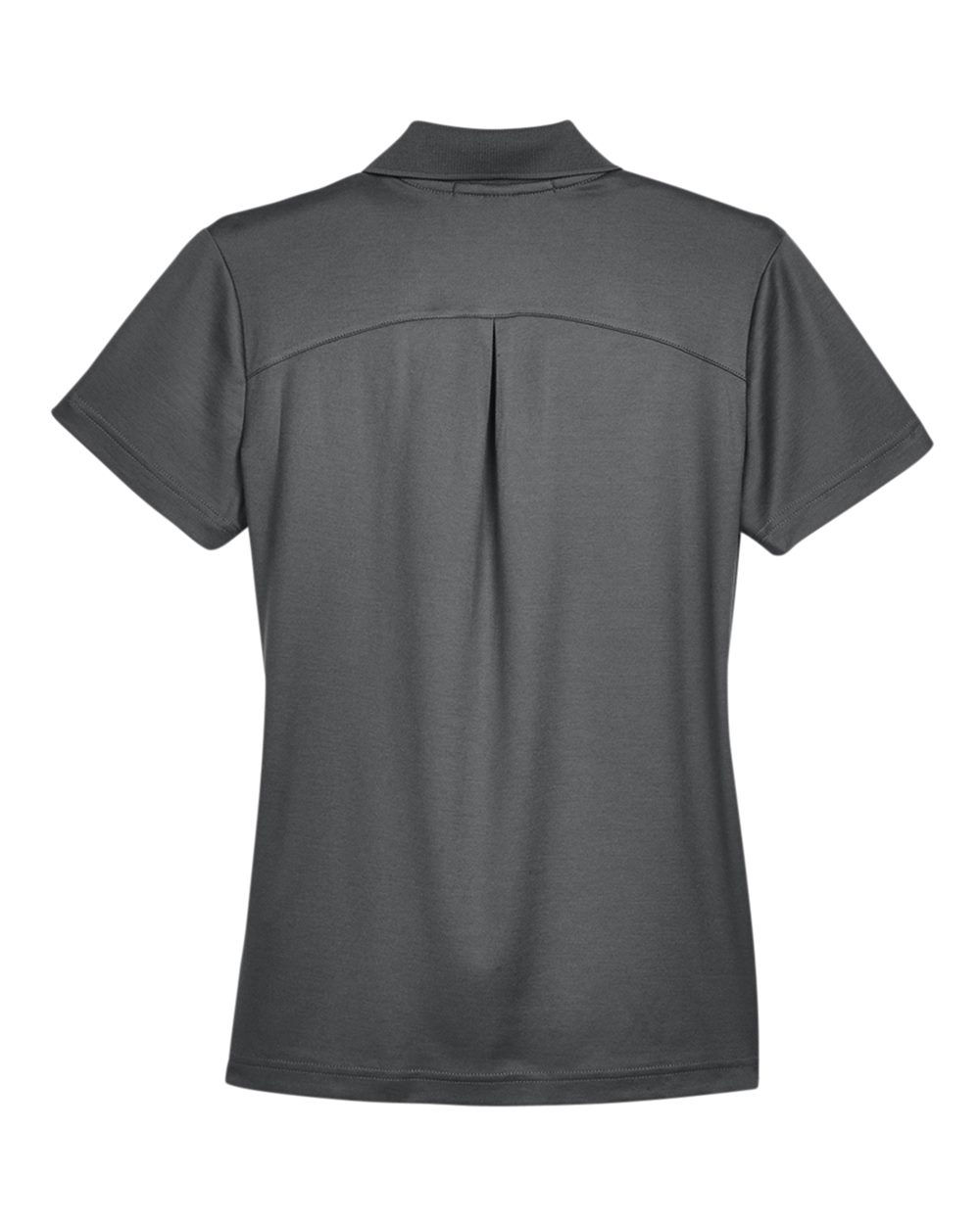 Front View of Graphite Women's CrownLux Performance® Plaited Polo - DG20W