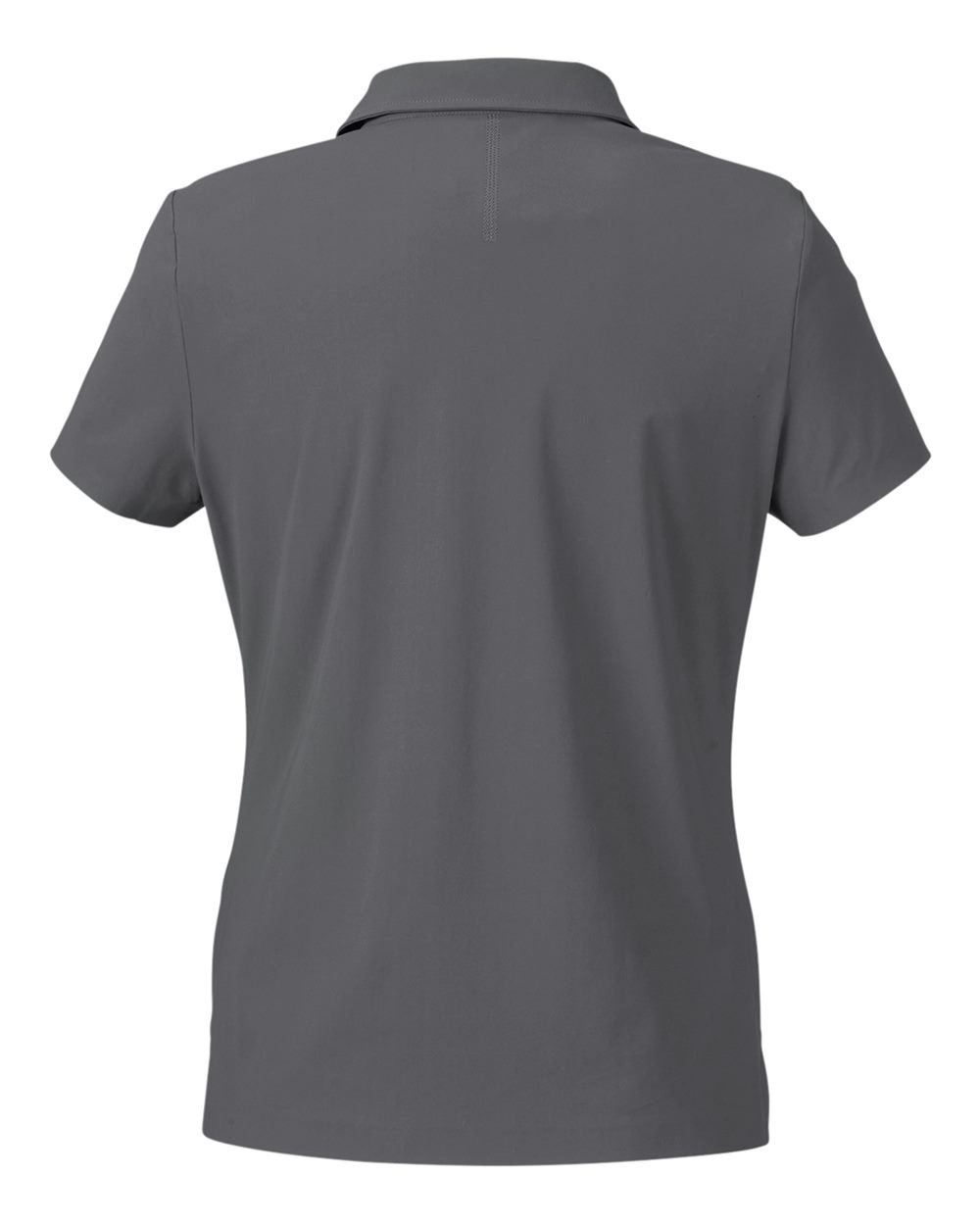 Front View of Graphite Women's CrownLux Performance® Windsor Welded Polo - DG110W