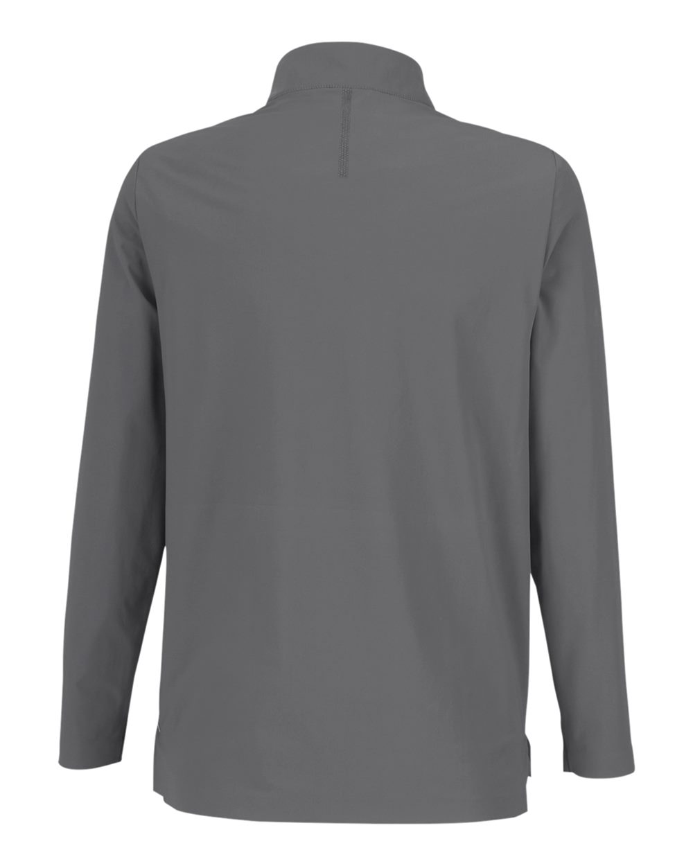 Front View of Graphite Women's CrownLux Performance® Windsor Welded Quarter-Zip Pullover - DG410W