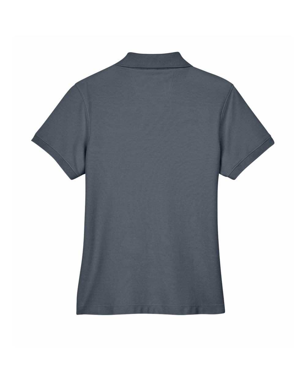 Front View of Graphite Women's Pima Piqué Polo - D100W