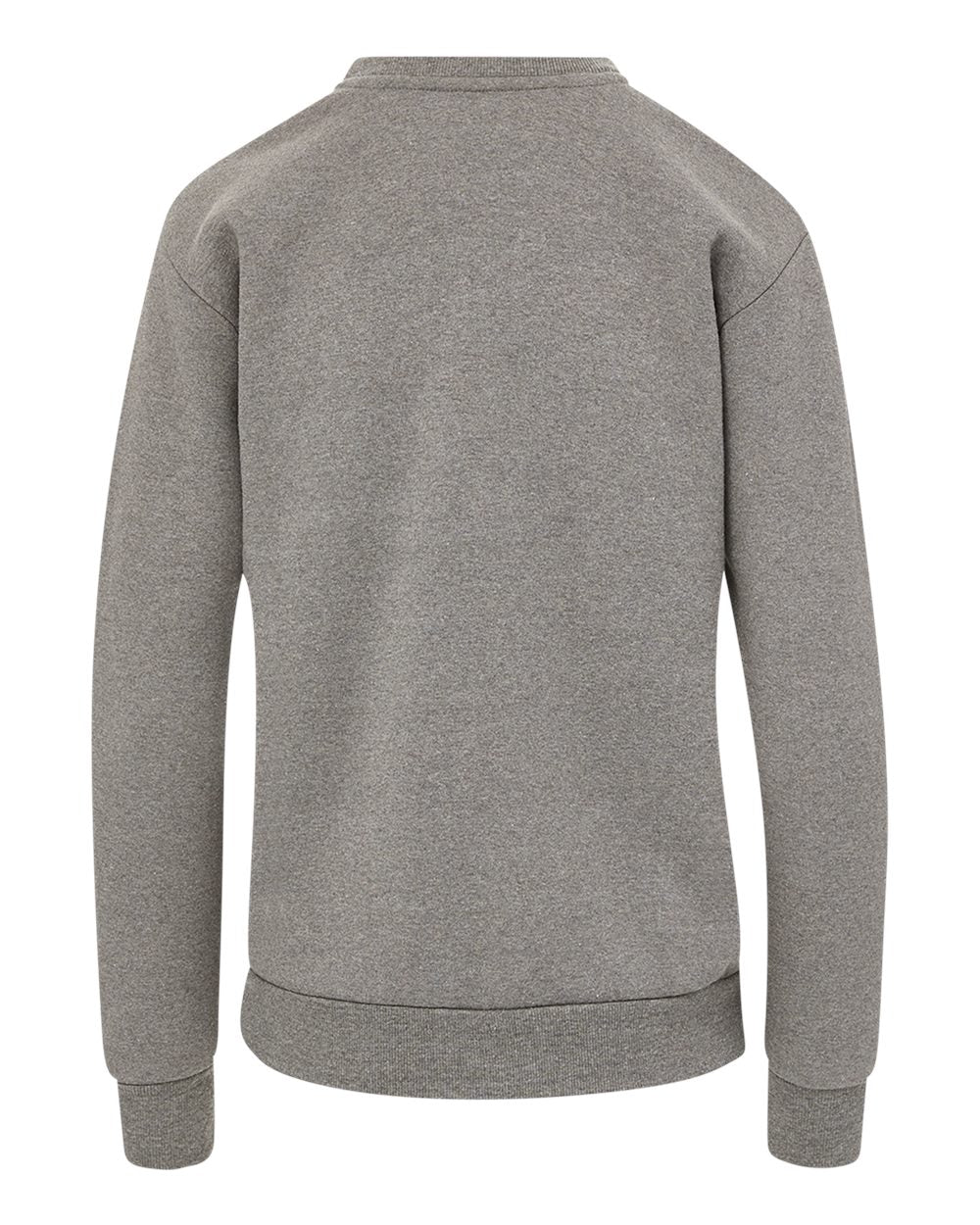 Rear View of Graphite Women's Raelynn Cloud Fleece Crewneck Sweatshirt - W23140 plain