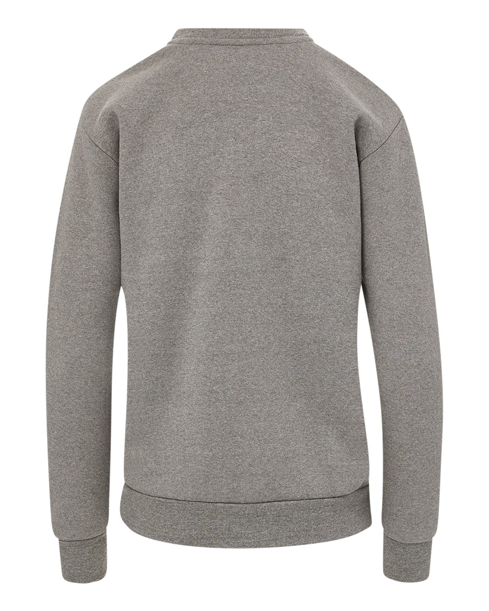 Rear View of Graphite Women&#39;s Raelynn Cloud Fleece Crewneck Sweatshirt - W23140