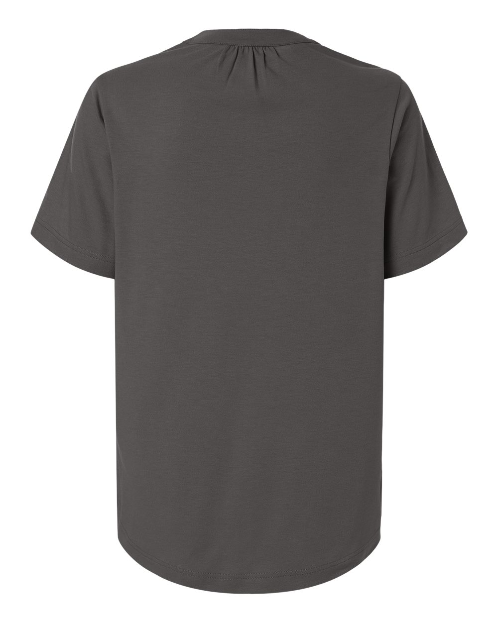 Rear View of Graphite Women's Seaton Pebble Textured Polo - DG102W plain