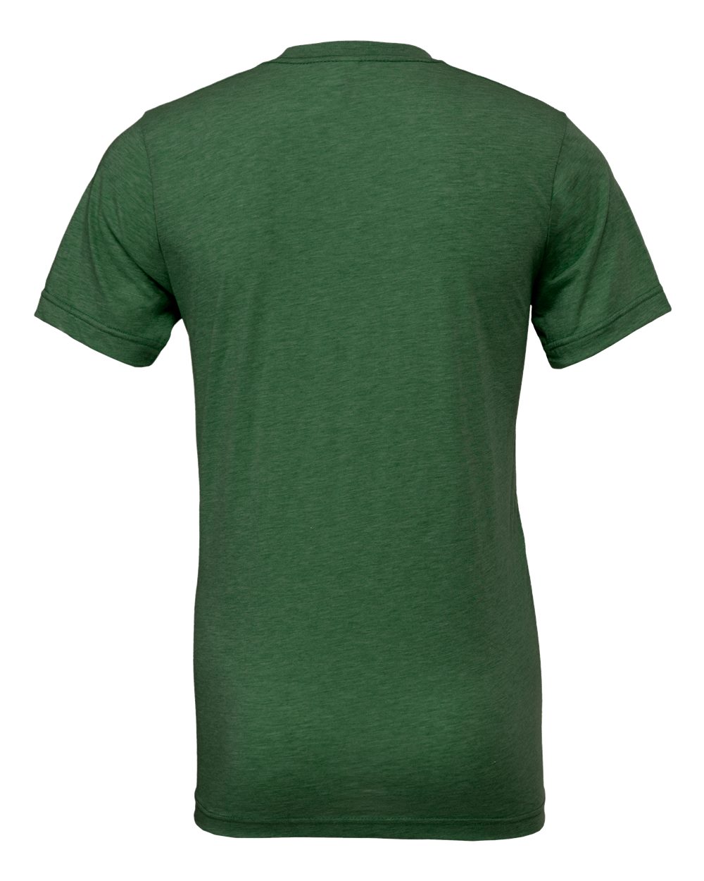 Front View of Grass Green Triblend Triblend Tee - 3413
