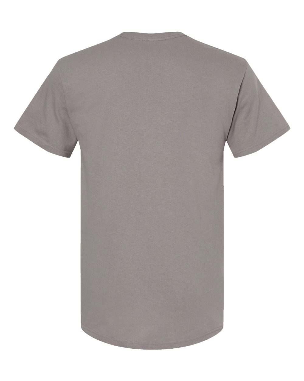 Front View of Gravel Gold Soft Touch T-Shirt - 4800