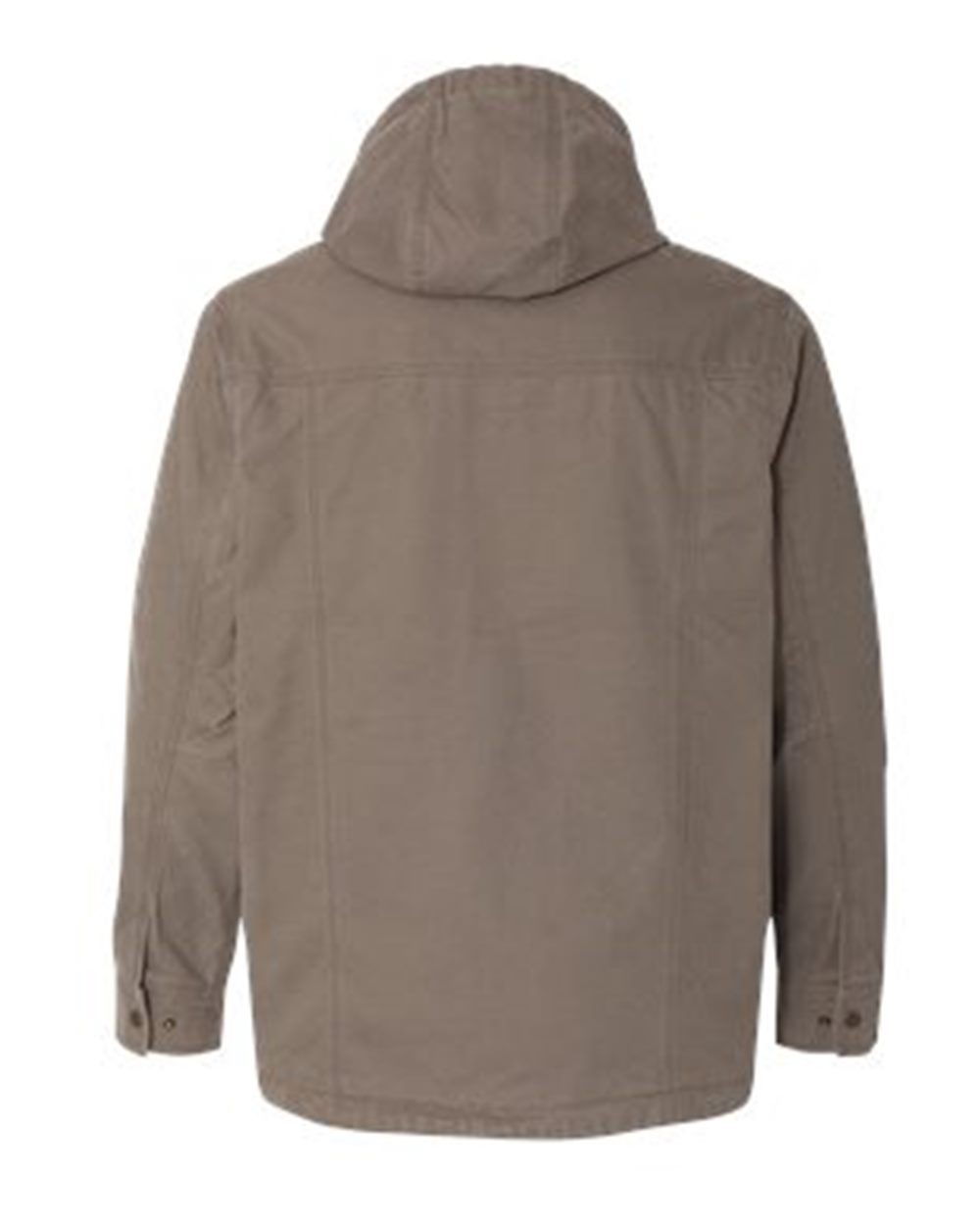 Front View of Gravel Laredo Boulder Cloth™ Canvas Jacket with Thermal Lining Tall Sizes - 5090T