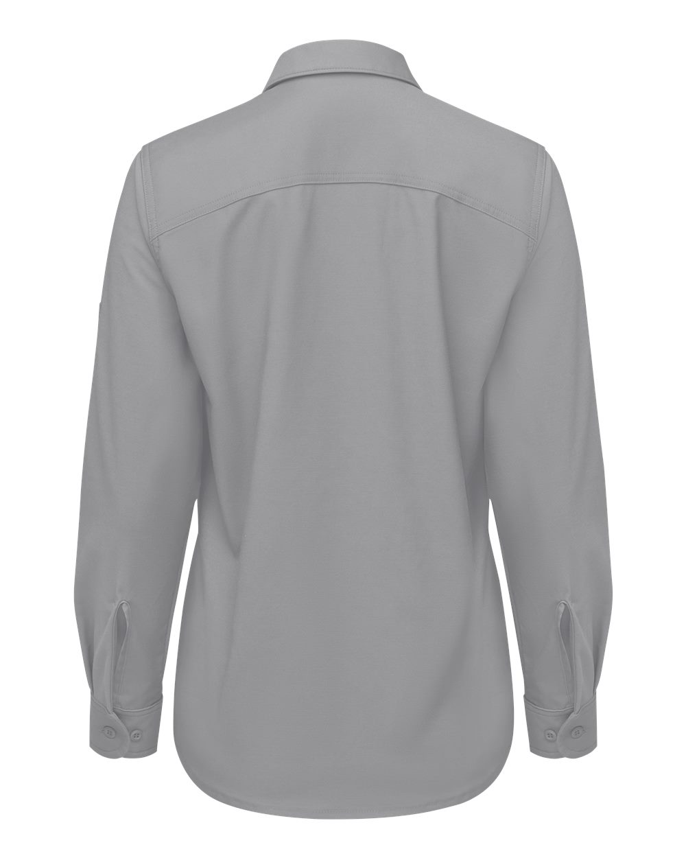 Front View of Gravel Women's Cooling Long Sleeve Work Shirt - TSW3