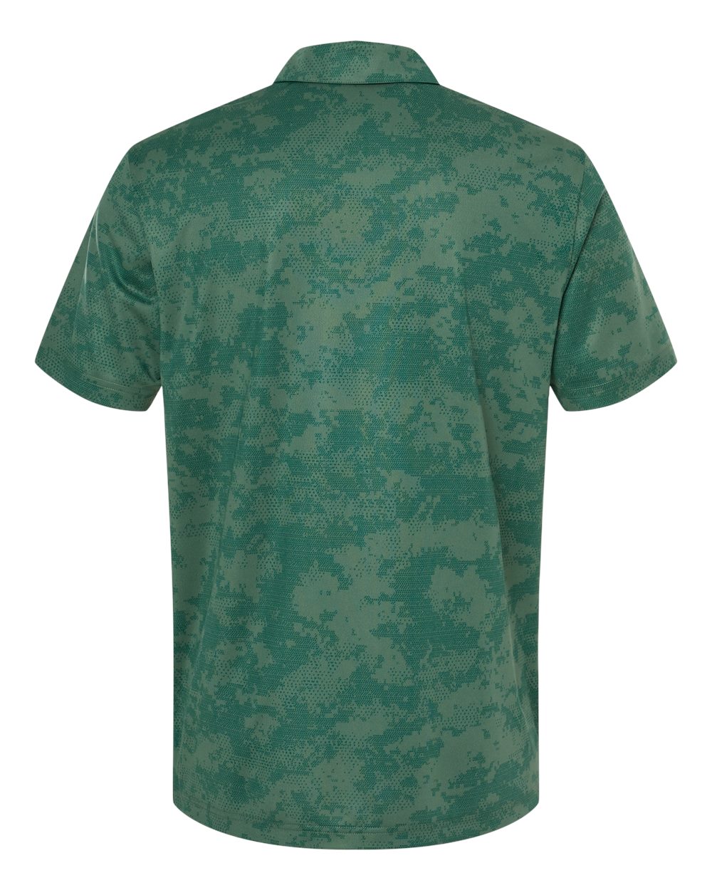 Rear View of Green Oxide Camo Polo - A550