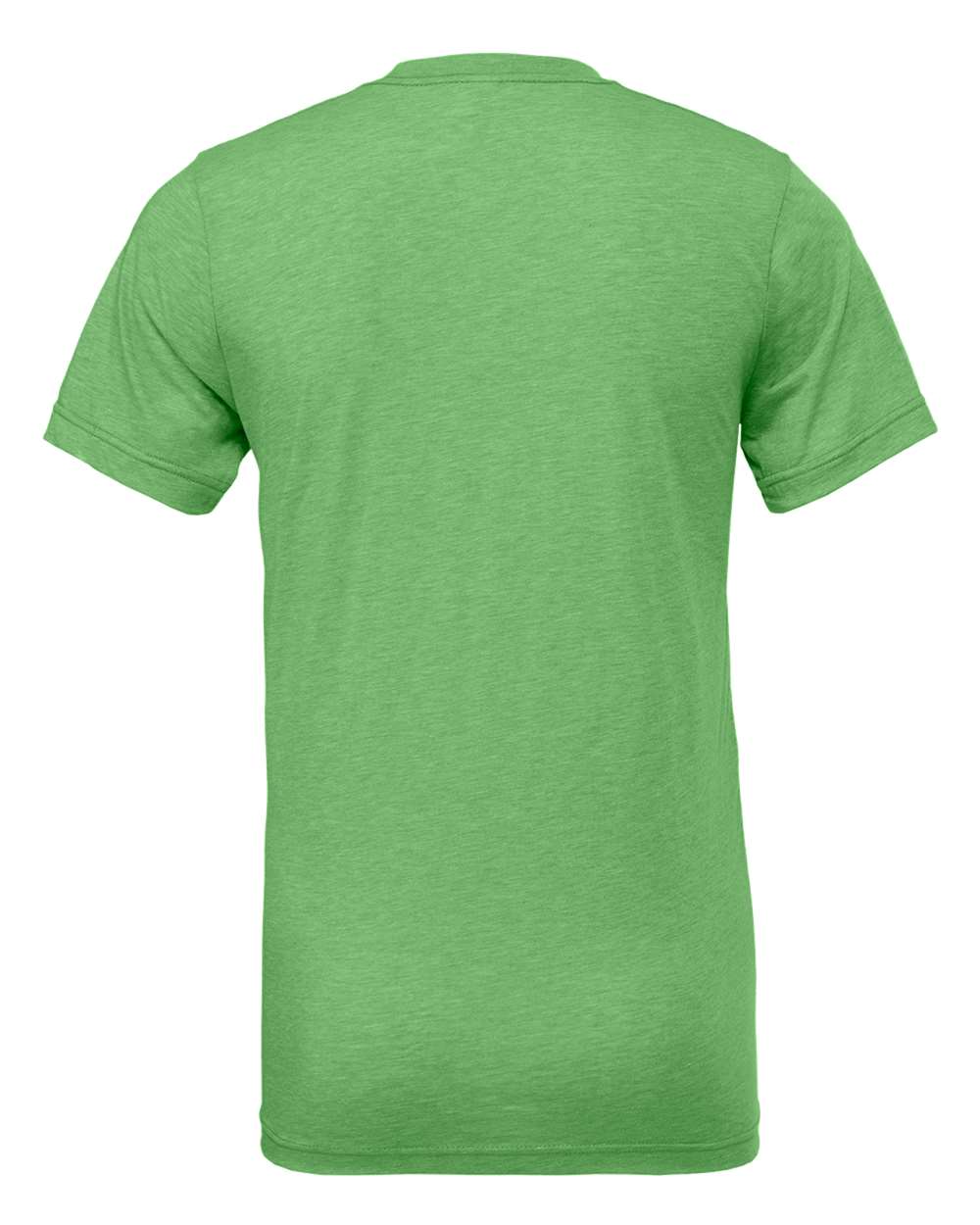 Front View of Green Triblend Triblend Tee - 3413