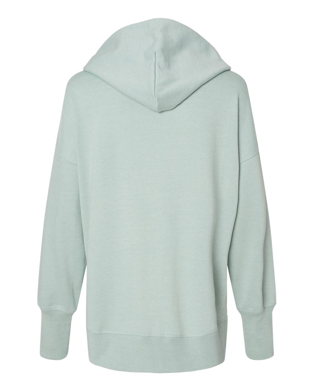 Front View of Greenstone Women's French Terry Hooded Sweatshirt - W23720