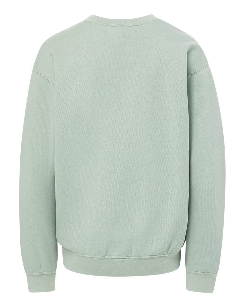 Rear View of Greenstone Youth Buddy Crewneck Sweatshirt - 23154Y