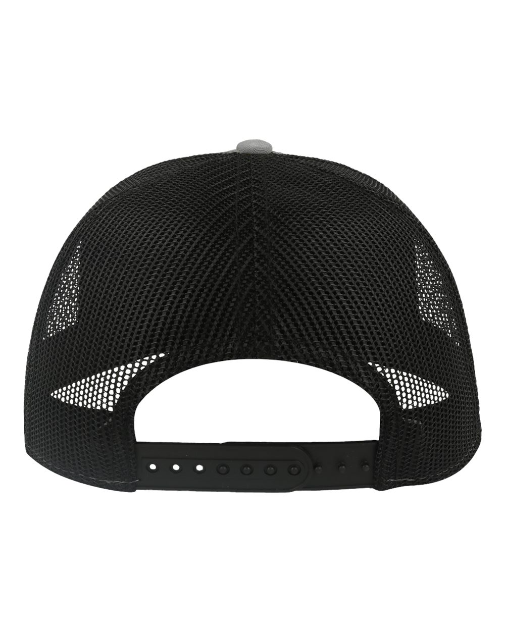 Front View of Grey/ Black Sustainable Canvas Cap - RAPPER