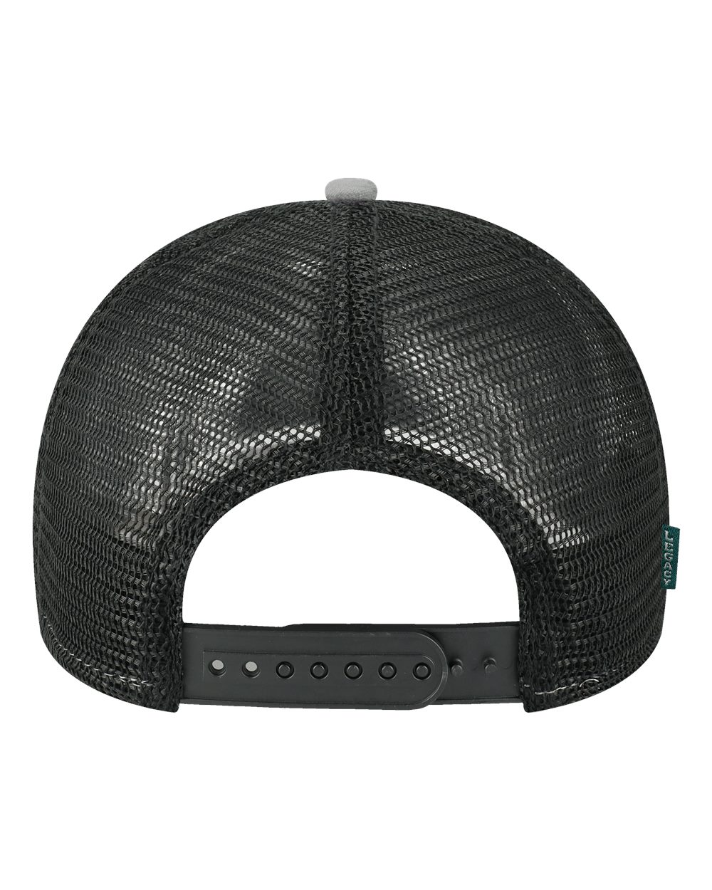 Front View of Grey/ Caramel/ Black Mid-Pro Snapback Trucker Cap - MPS