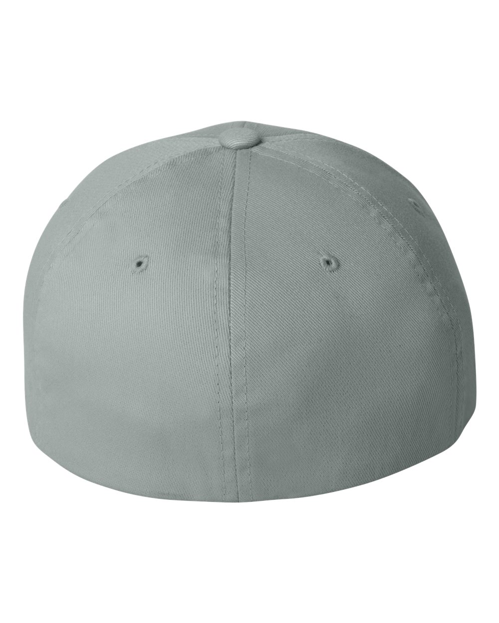 Rear View of Grey Cotton Blend Cap - 6277