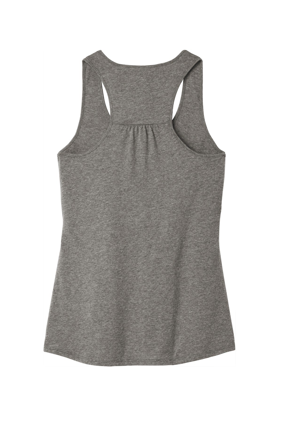 Rear View of Grey Frost District Women's V.I.T. Racerback Tank DT6302