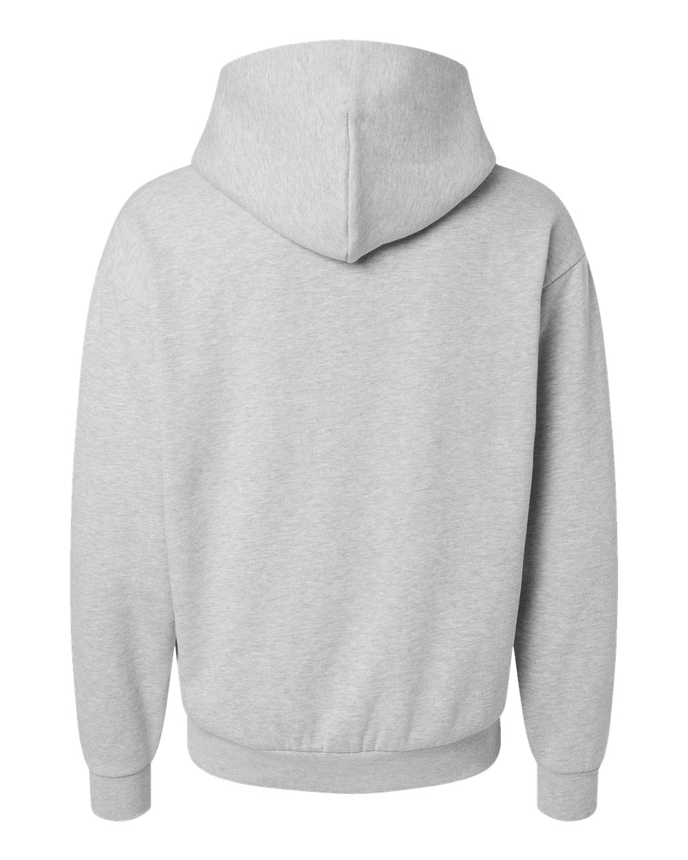 Front View of Grey Heather Avenue Hooded Sweatshirt - IND280SL