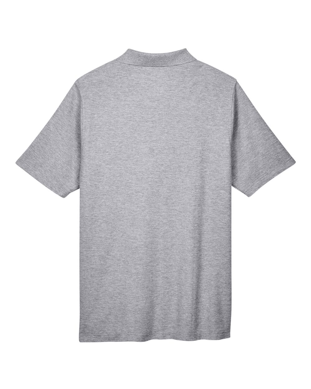 Front View of Grey Heather Men's DRYTEC20™ Performance Polo - DG150