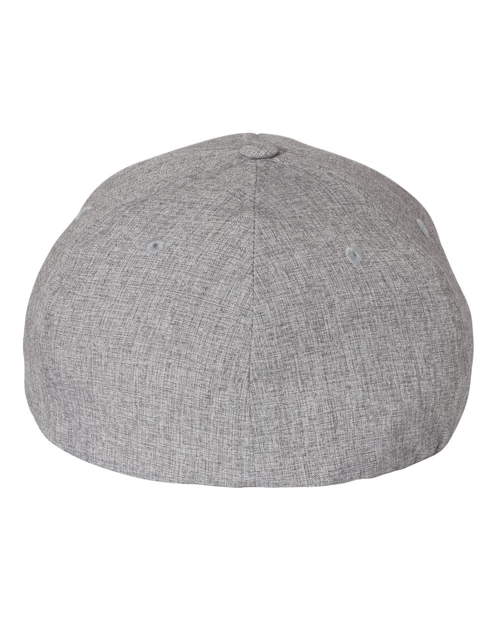 Front View of Grey Heatherlight™ Mélange Cap - 6350