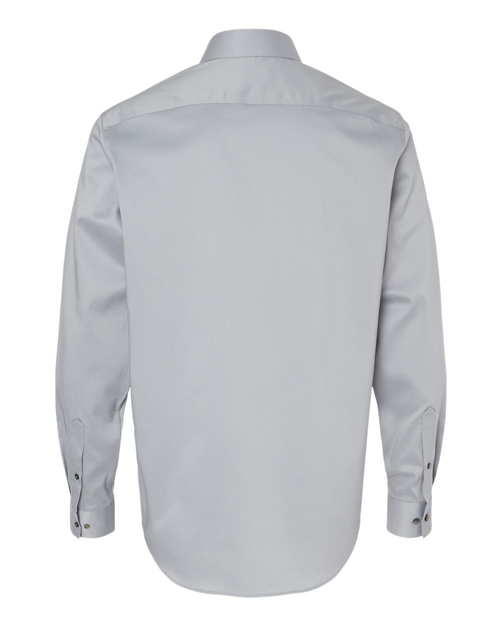 Front View of Grey Mist Ultra Wrinkle Free Shirt - 13V0478
