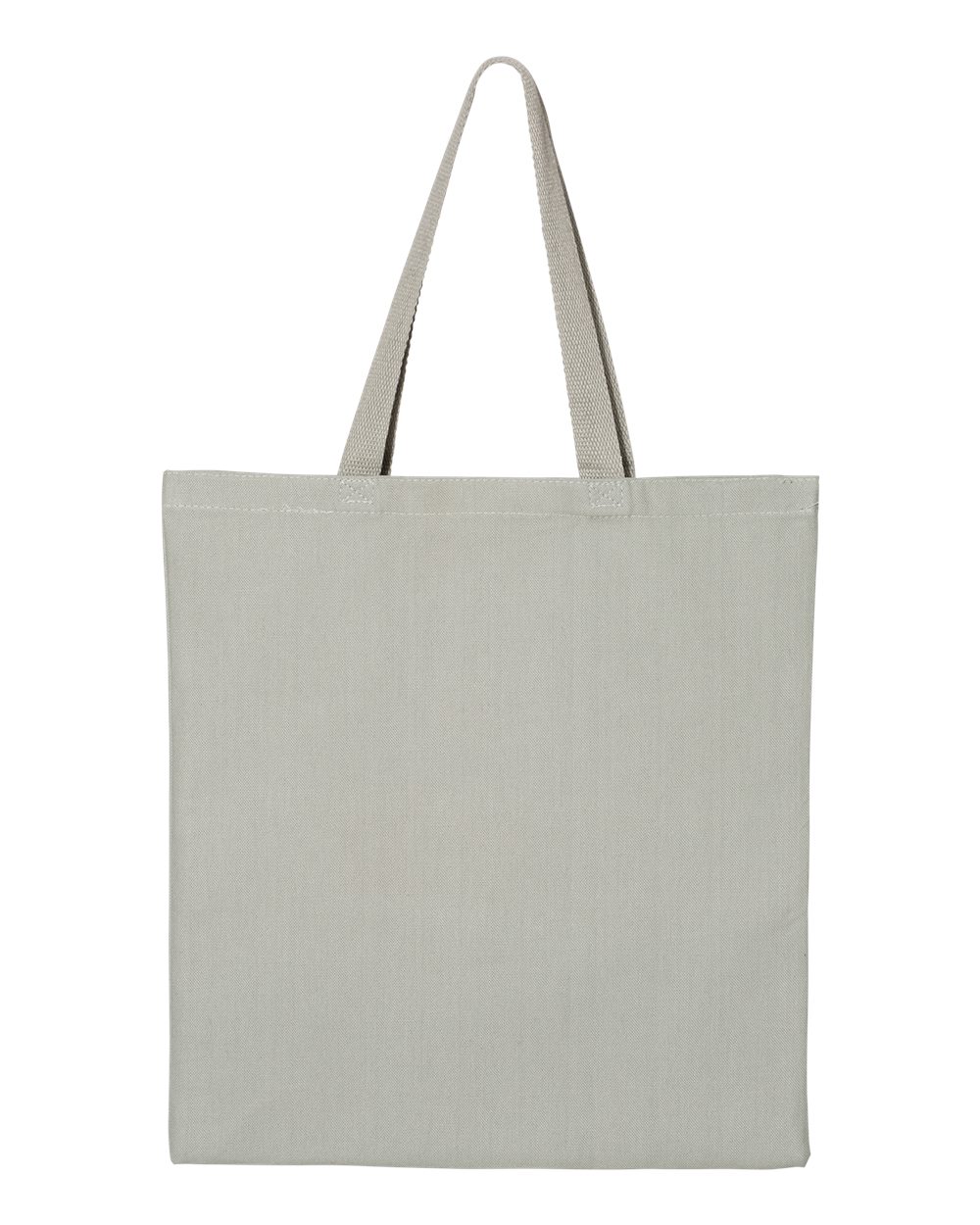 Front View of Grey Promotional Tote - Q800