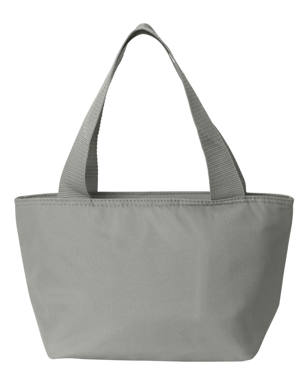 Front View of Grey Recycled Cooler Bag - 8808