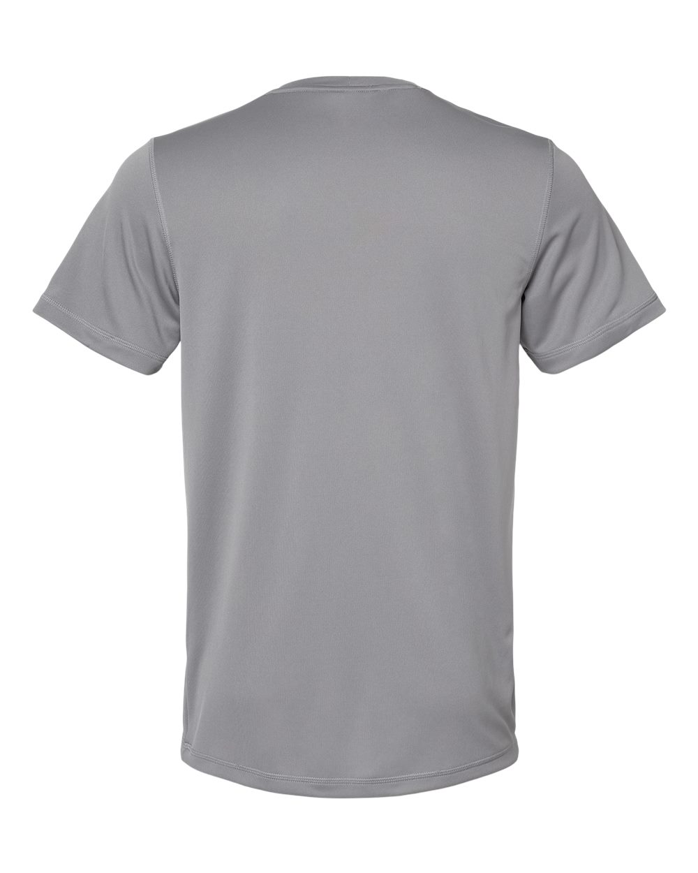 Front View of Grey Three Sport T-Shirt - A376