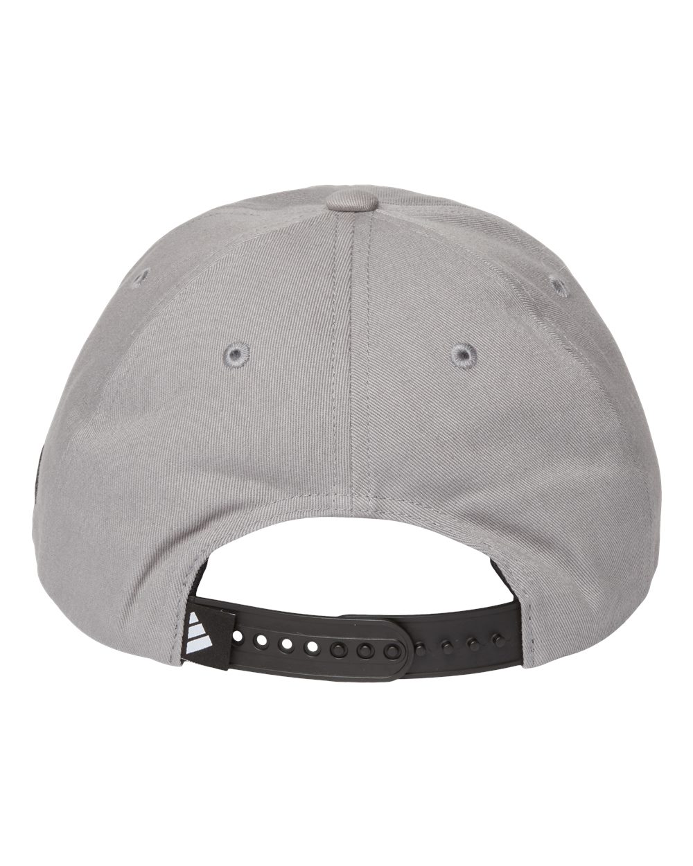 Front View of Grey Three Sustainable Organic Relaxed Cap - A12S