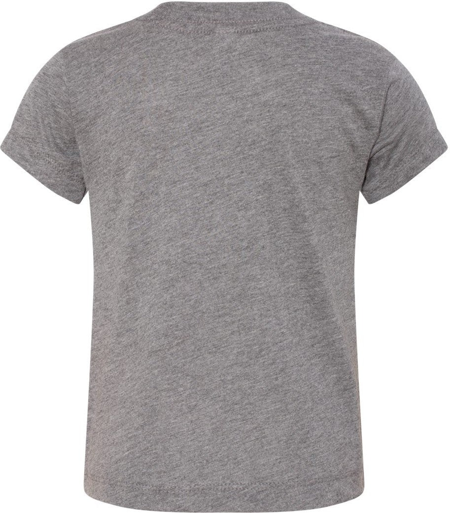 Front View of Grey Triblend Toddler Triblend Tee - 3413T
