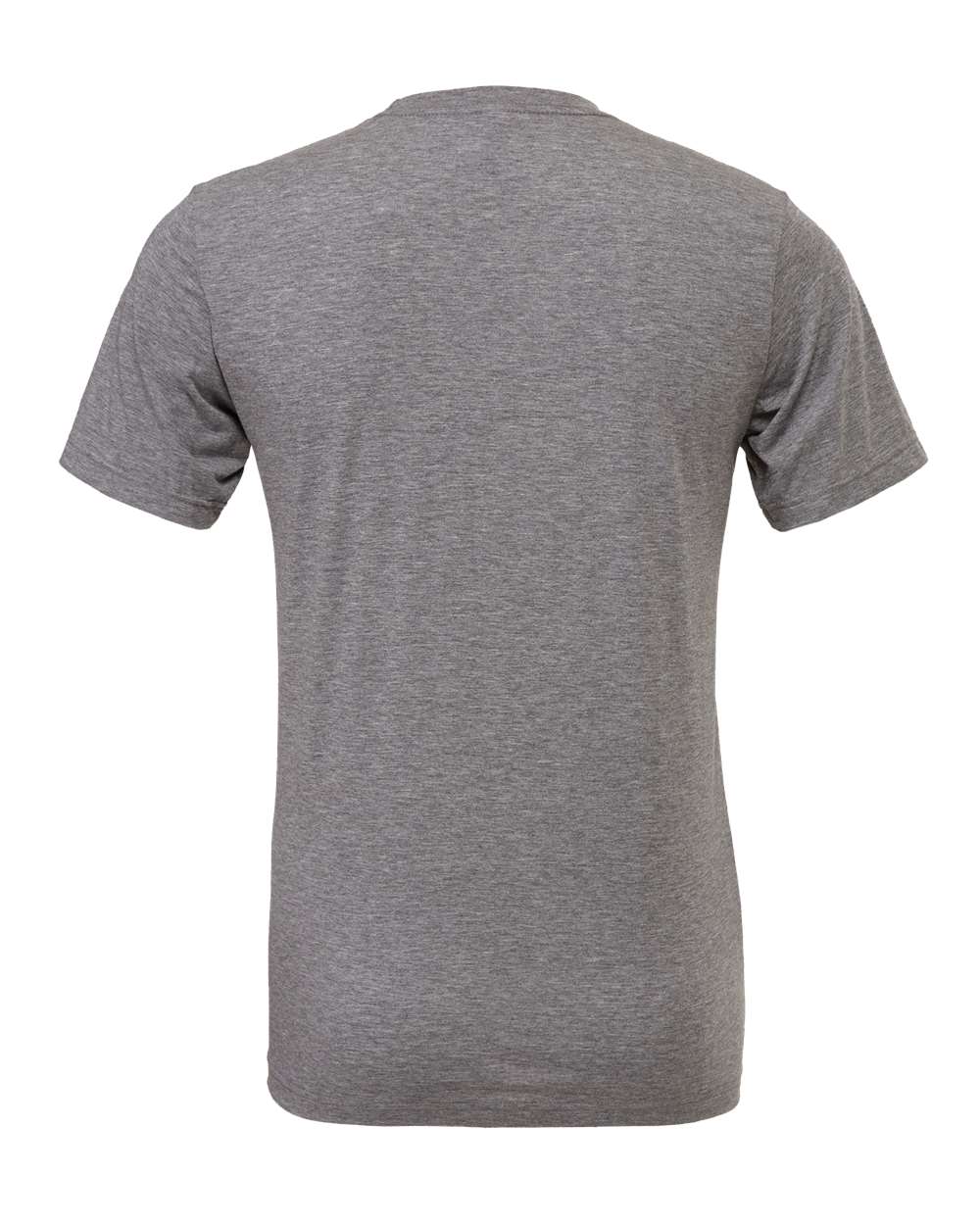 Front View of Grey Triblend Triblend Tee - 3413