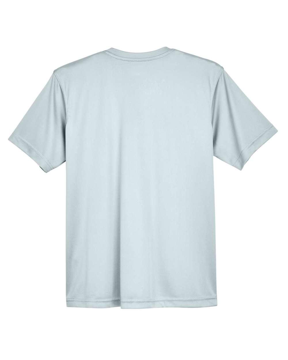 Front View of Grey Youth Cool & Dry Sport Performance Interlock T-shirt - 8420Y