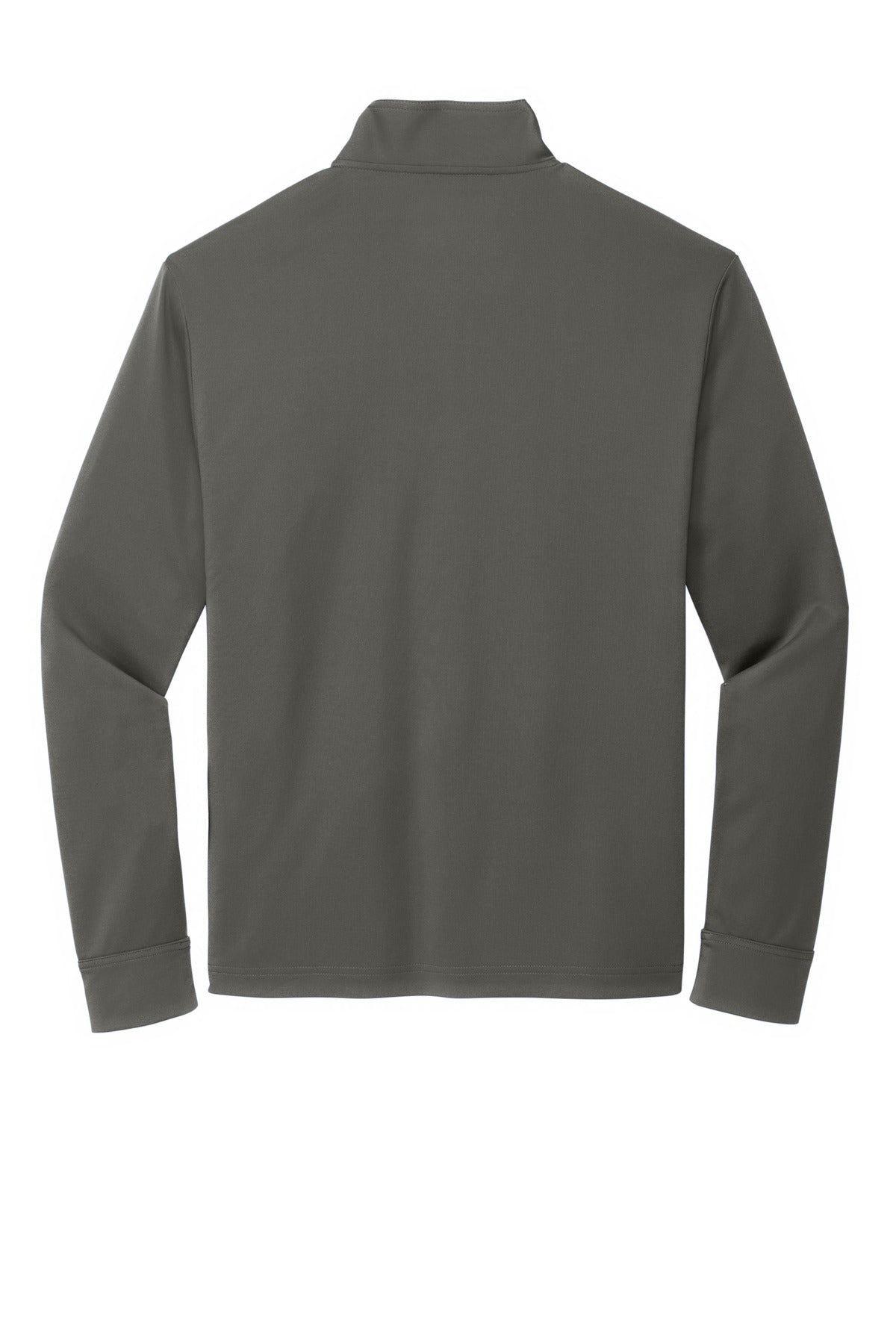 Front View of GreySteel Port Authority C-FREE Snag-Proof 1/4-Zip K865