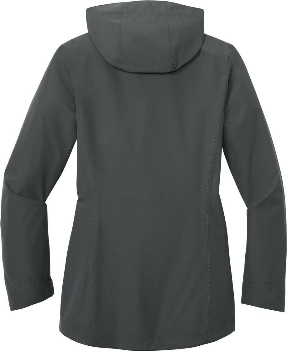 Front View of GreySteel Port Authority Women's C-FREE Rain Jacket L714