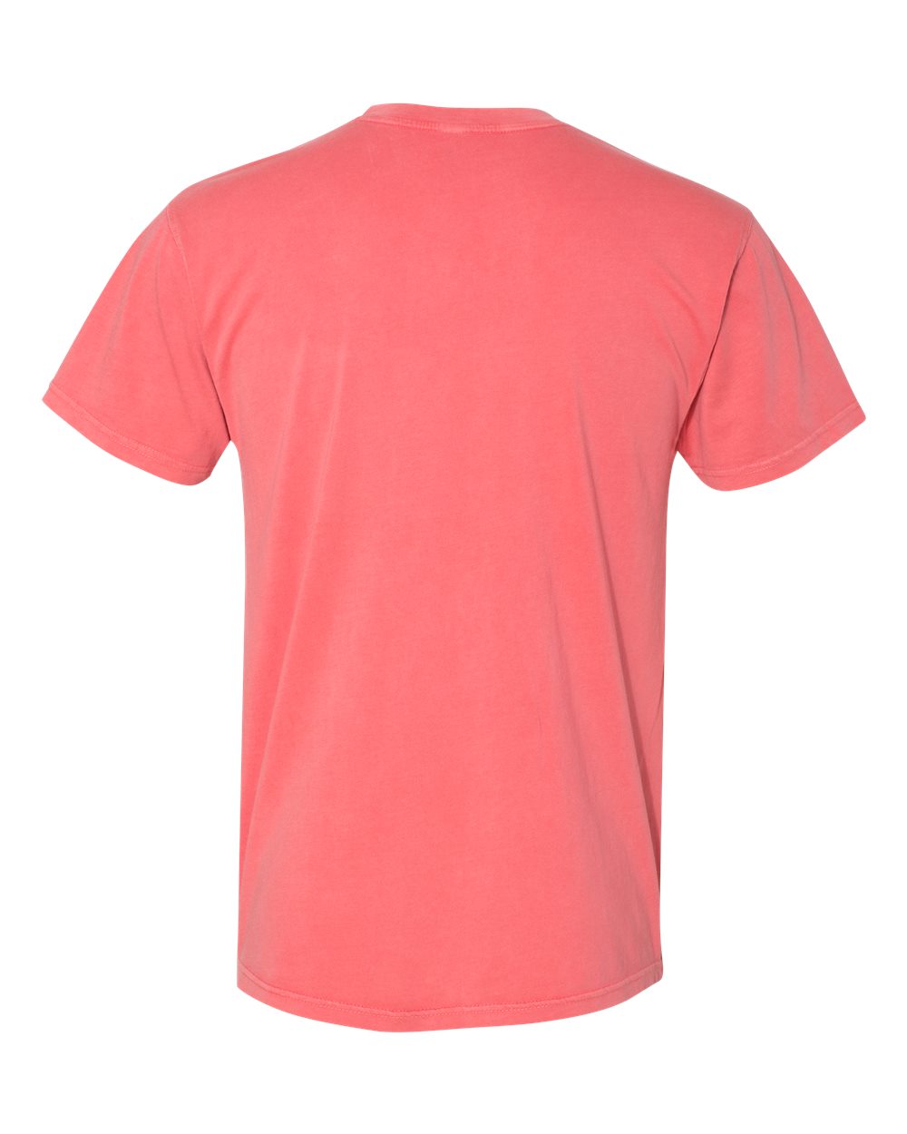 Front View of Guava Inspired Dye Short Sleeve Pocket T-Shirt - 7415