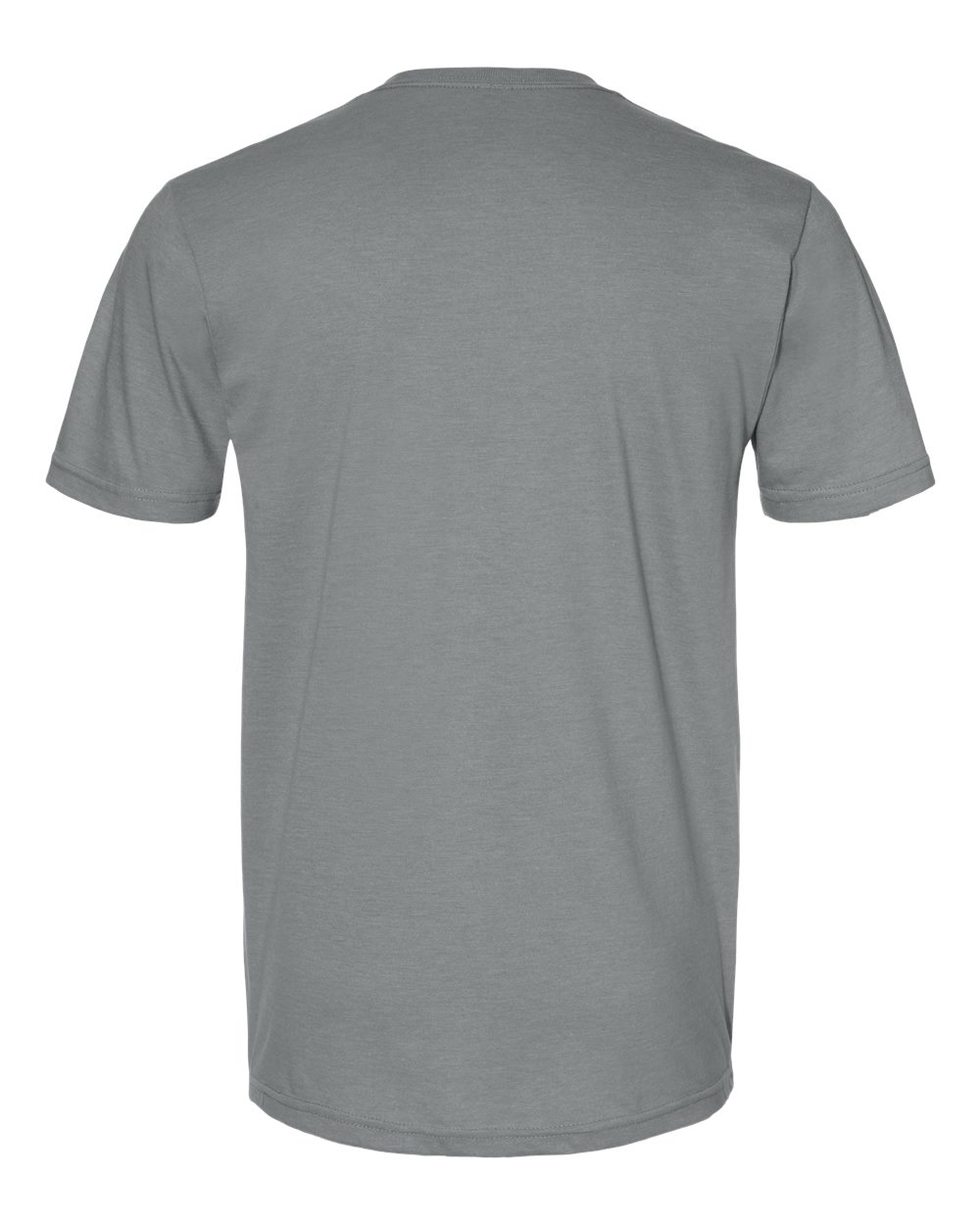 Rear View of Gunmetal Softstyle® CVC T-Shirt - 64000CVC
