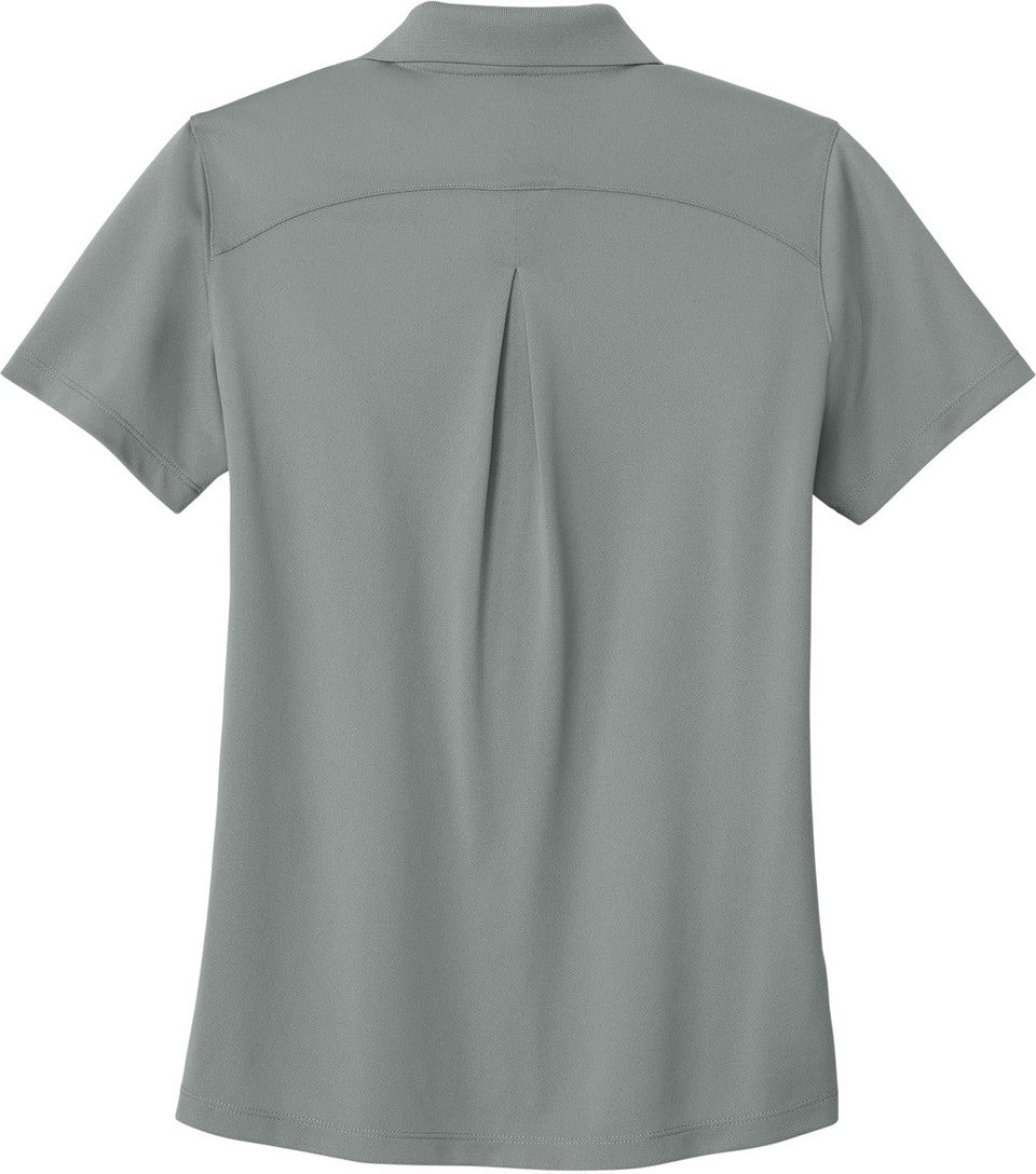 Front View of GustyGrey Port Authority Women's Wearever Performance Pique Polo LK240