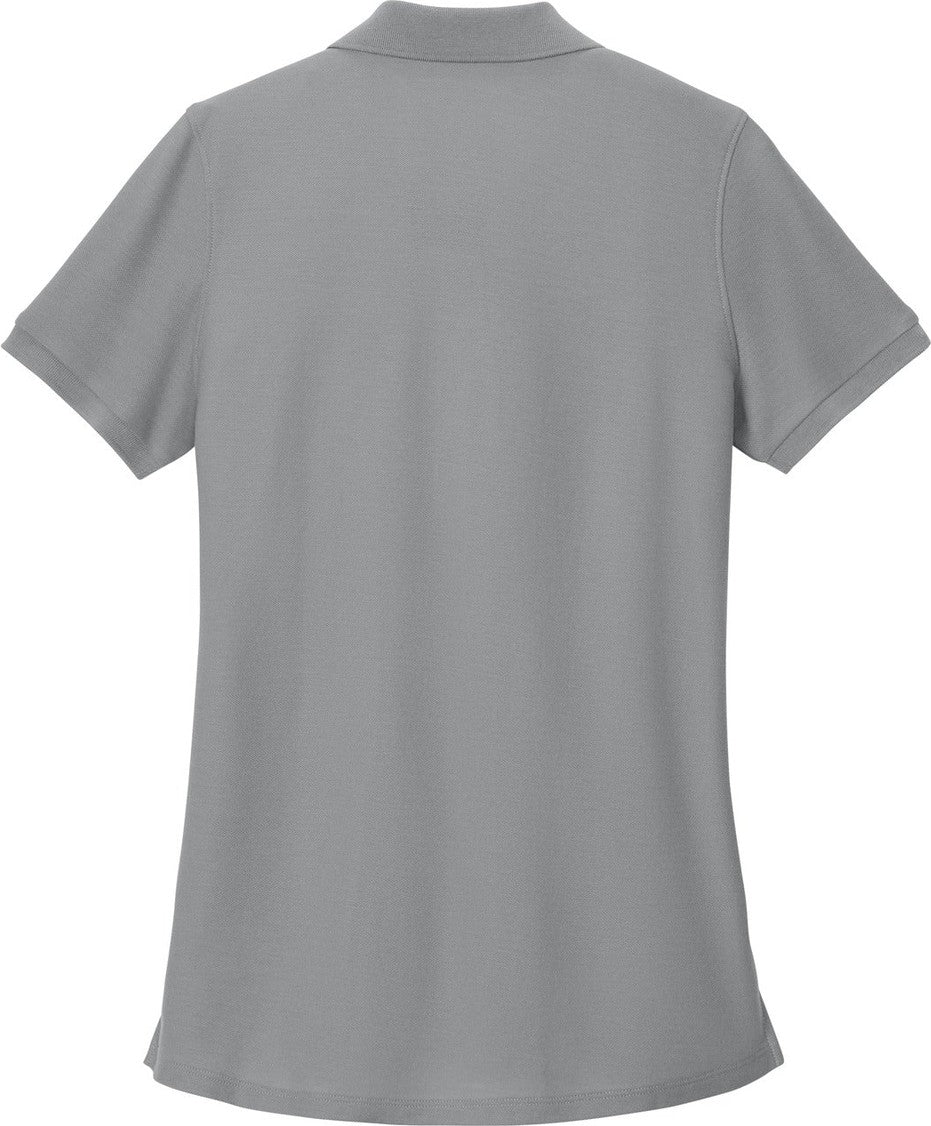 Rear View of GustyGrey Port Authority Women's Wearever Signature Pique Polo LK200