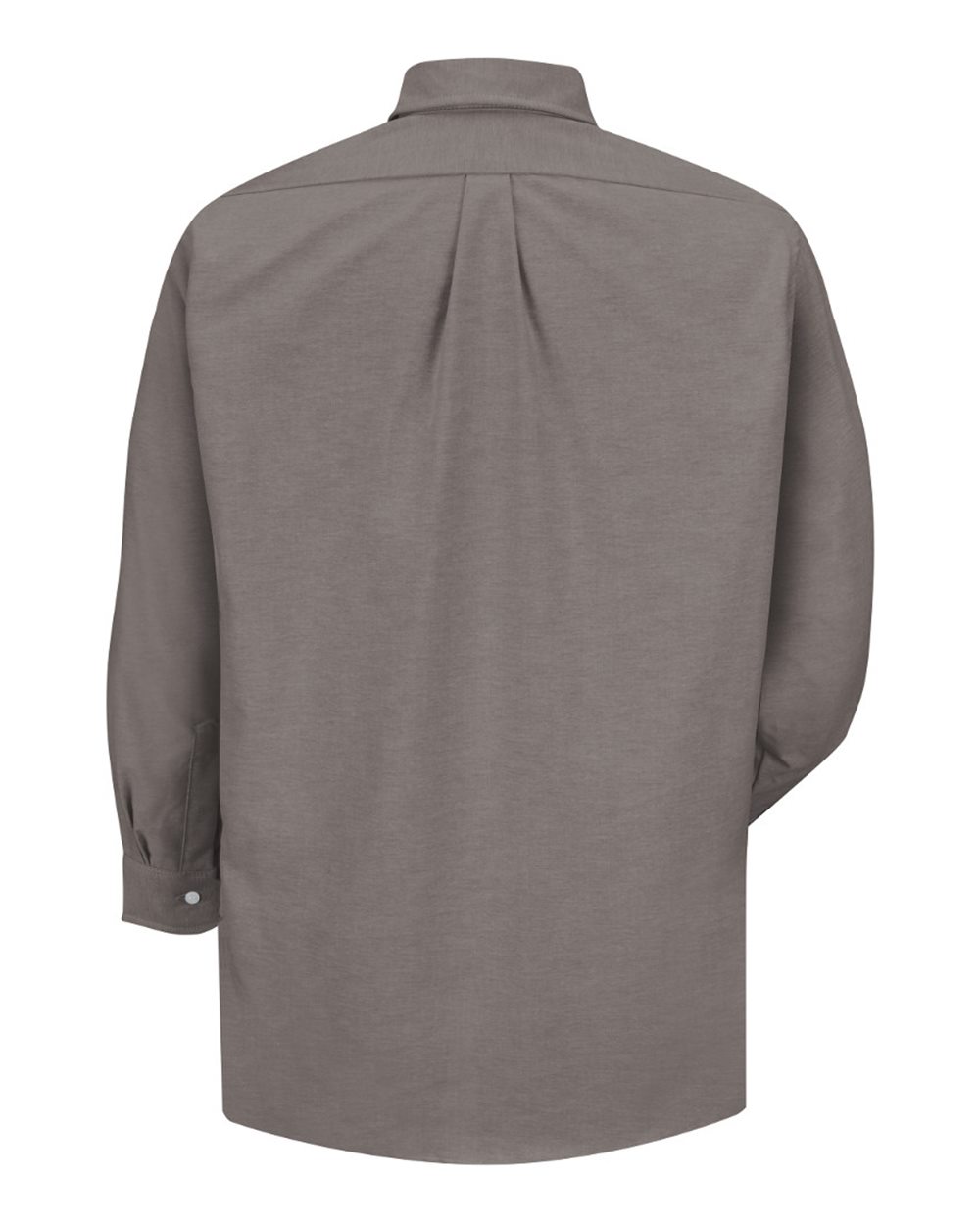 Front View of GY-Grey 34 Executive Oxford Dress Shirt - SR70