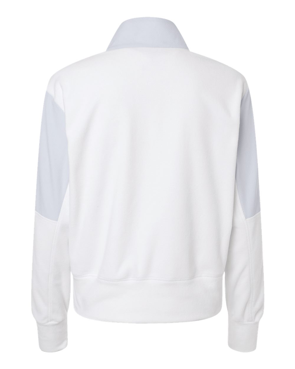 Front View of Halo Blue Women's Fleece Quarter-Zip Pullover - A601