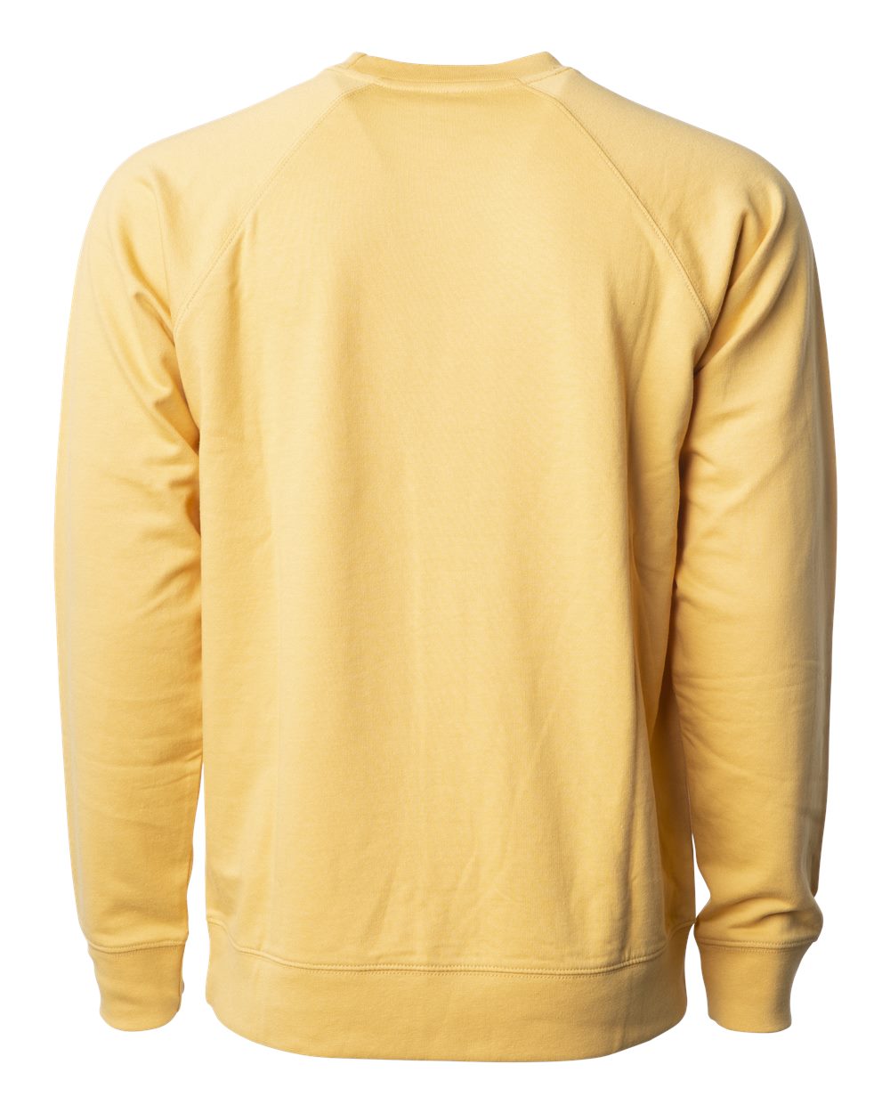 Front View of Harvest Gold Icon Lightweight Loopback Terry Crewneck Sweatshirt - SS1000C