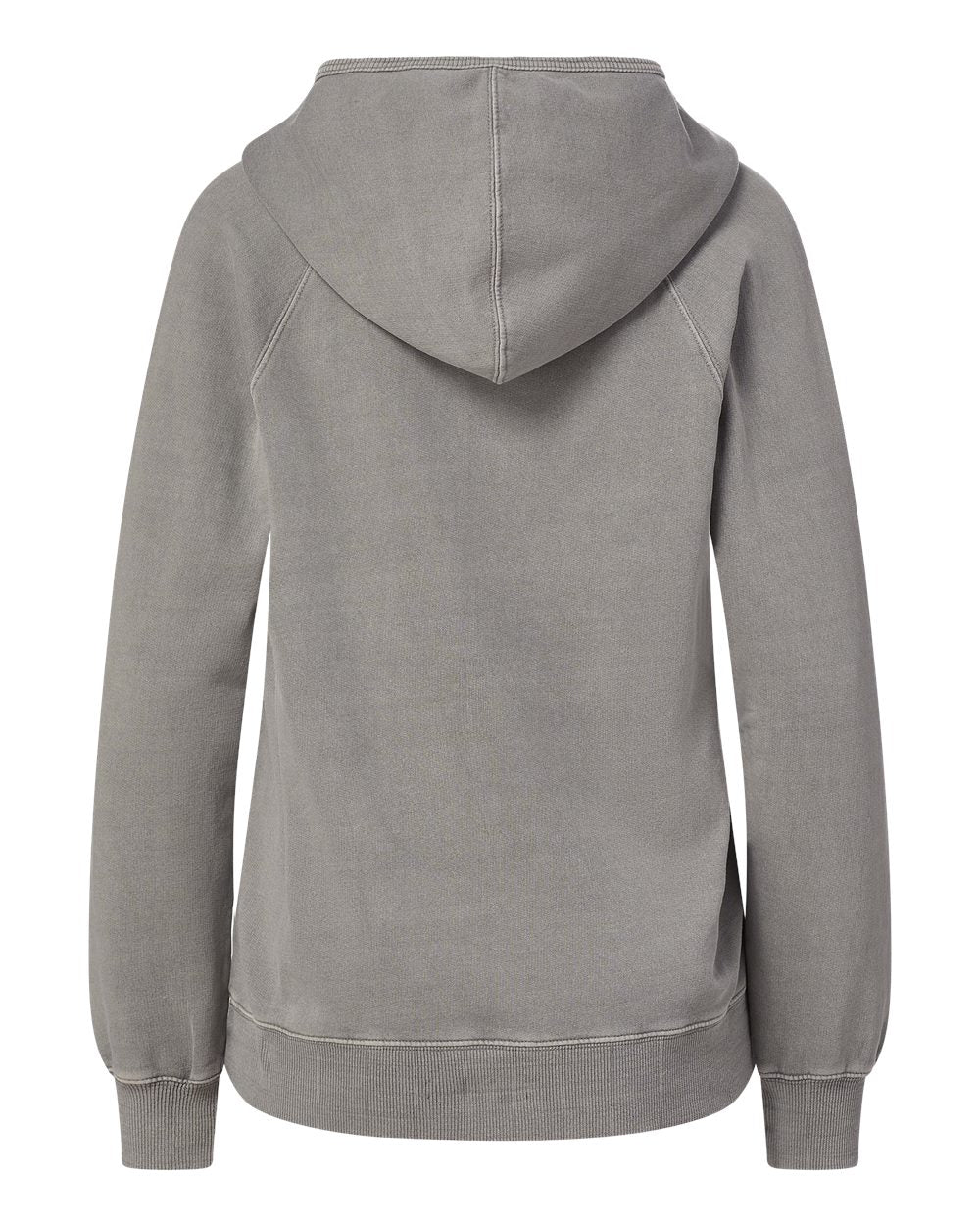 Rear View of Hazy Days Women's Coastal Color™ Hooded Sweatshirt - W24707 plain