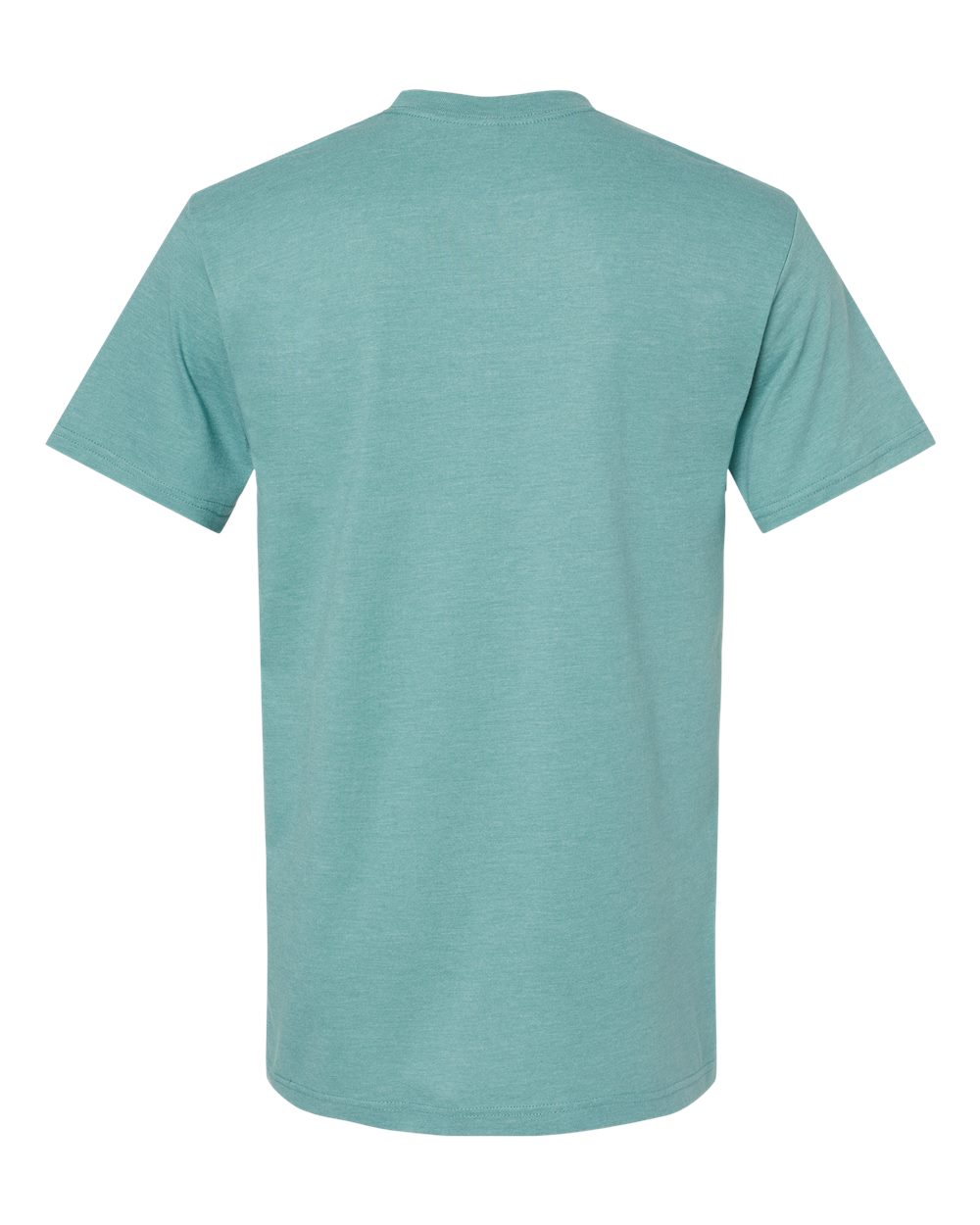 Rear View of Heather Arctic CVC Tee - 2001CVC