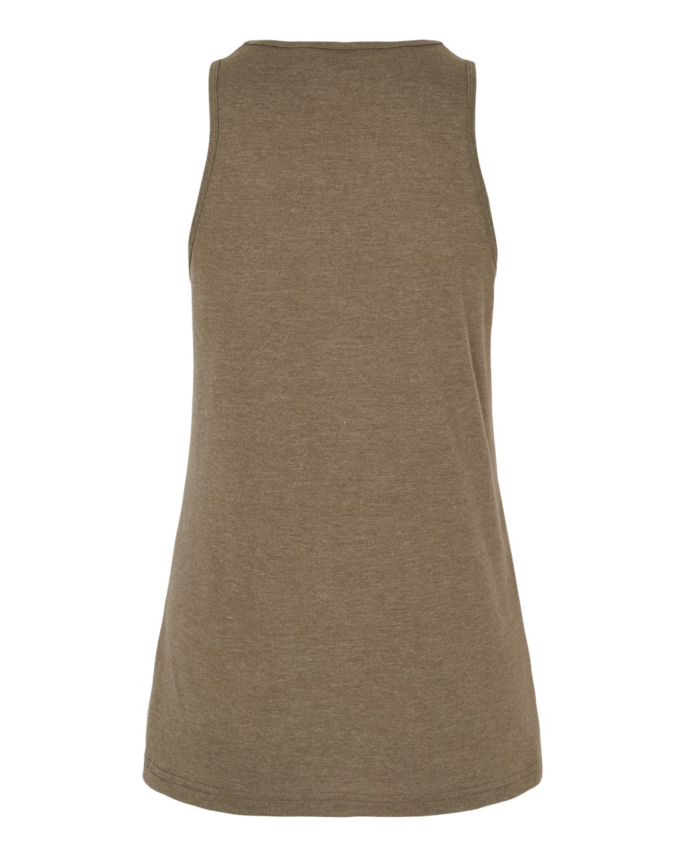 Front View of Heather Army Women's CVC Tank - 101CVC